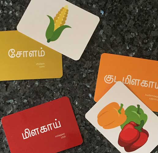 Tamil Vegetables flashcards