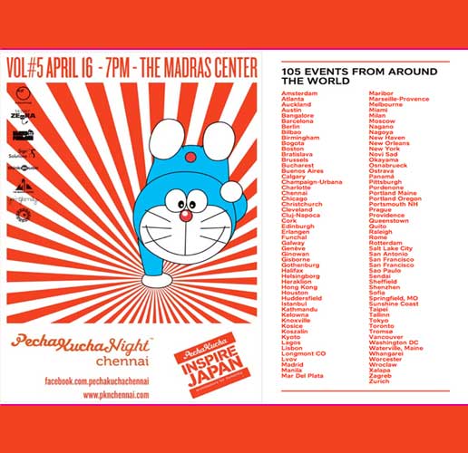 Pechakucha Inspire Japan poster